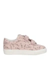 Tod's Toddler Girl Sneakers Blush Size 10c Leather In Pink