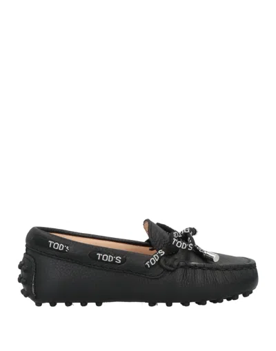 Tod's Babies'  Toddler Loafers Black Size 10c Soft Leather