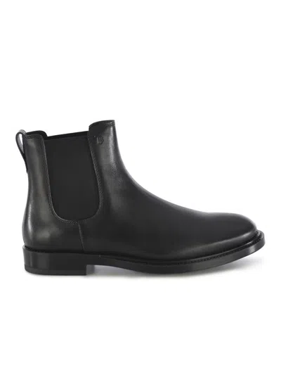 Tod's Ankle Boots Tods Made Of Leather In Black