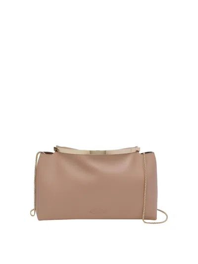 Tod's Tods Magenta Clutch In Beige