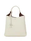 Tod's Timeless Logo Plaque Tote Bag
