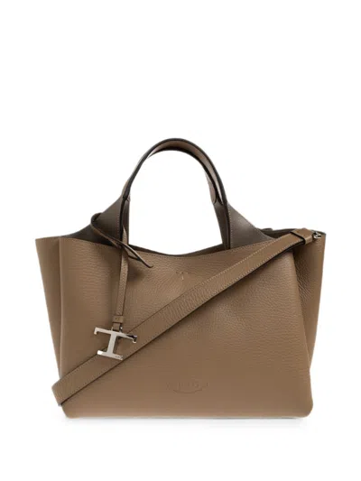 Tod's Tote Bag In Taupe