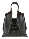 Tod's T Timeless Mini Leather Tote In Black