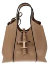 Tod's Mini Tbs Shopping Bag In Brown
