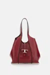 Tod's Tsb Small Shopping Bag In Red