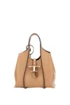 Tod's Tsb Small Shopping Bag In Brown