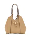 Tod's Tsb Small Shopping Bag In Neutrals