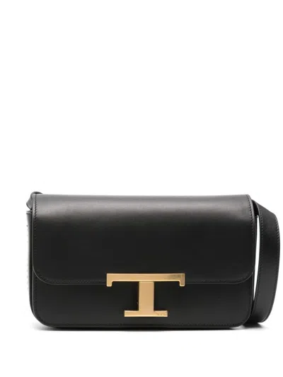 Tod's Ttt Tracollina T Micro In Nero