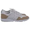 Tod's Two-tone Sneakers In White Canvas In Multi