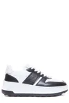 TOD'S TOD'S TWO TONED PANELLED SNEAKERS