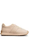 Tod's Vintage Suede Sneakers T In Nude
