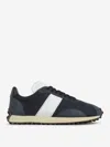 Tod's Low Top Sneakers In Midnight Blue/white In Smooth Leather Details With Engraved Logo