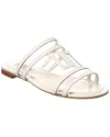 Tod's Vinyl & Leather Sandal