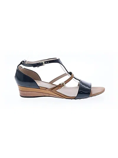 Pre-owned Tod's Wedges In Blue