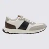 Tod's White And Grey Sneakers