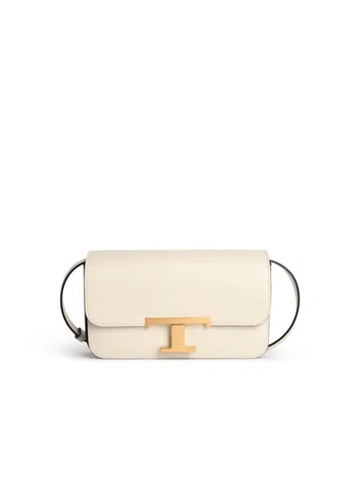 Tod's White Leather Bag
