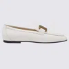 TOD'S TOD'S WHITE LEATHER LOAFERS