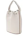 Tod's White Leather T Timeless Bucket Bag (authentic Pre-loved) In White