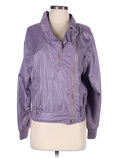 Pre-owned Tod's Windbreaker Jacket In Purple