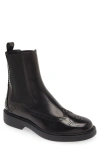 Tod's Chelsea Boots With Elastic Side Panels In Nero