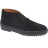Tod's Winter Gommino Chukka Boot In Black