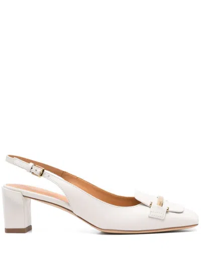 Tod's With Heel In Lime White