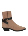 Tod's Woman Ankle Boots Beige Size 8 Leather