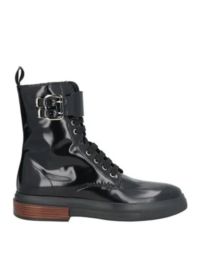 Tod's Woman Ankle Boots Black Size 5 Leather