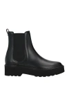 Tod's Woman Ankle Boots Black Size 5 Soft Leather In Black