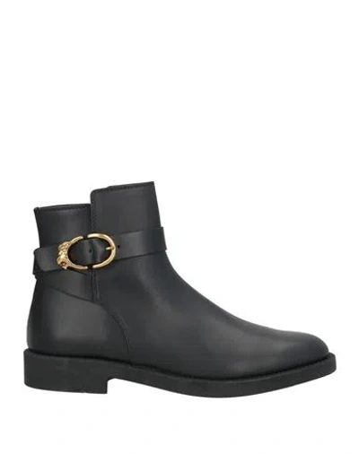 Tod's Woman Ankle Boots Black Size 6.5 Leather