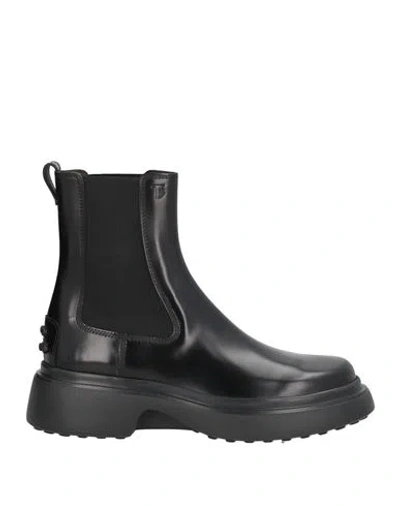 Tod's Woman Ankle Boots Black Size 7 Calfskin