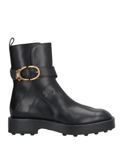 Tod's Woman Ankle Boots Black Size 10 Leather