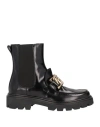 Tod's Woman Ankle Boots Black Size 7 Soft Leather In Black