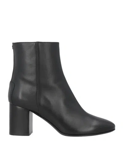 Tod's Woman Ankle Boots Black Size 8 Leather