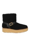 Tod's Flatform Wool Boot In Black