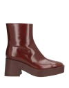 Tod's Woman Ankle Boots Brown Size 8 Leather