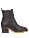 Tod's Ankle Boots In Dark Brown