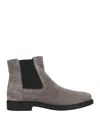 Tod's Ankle Boots In Grey