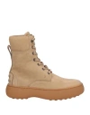 Tod's Ankle Boots W09j0 Suede In Beige