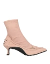 Tod's Leather Bootie In Pink