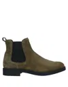 Tod's Ankle Boots In Green