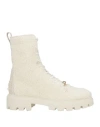 Tod's Woman Ankle Boots White Size 8 Leather