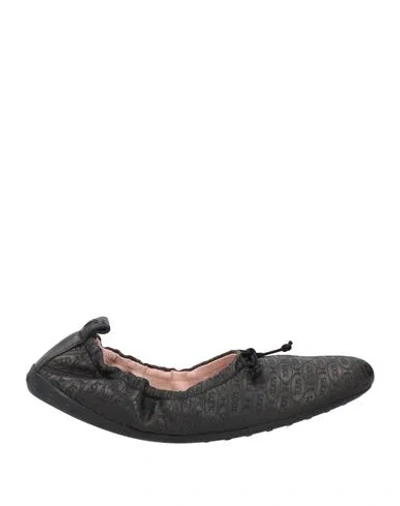Tod's Woman Ballet Flats Black Size 7.5 Soft Leather