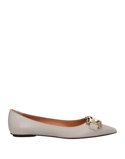 Tod's Ballet Flats In Light Grey