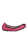 Tod's Ballet Flats In Magenta