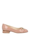 Tod's Woman Ballet Flats Antique Rose Size 6.5 Leather In Pink