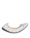 Tod's Ballet Flats In Silver