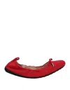 Tod's Woman Ballet Flats Tomato Red Size 6.5 Soft Leather