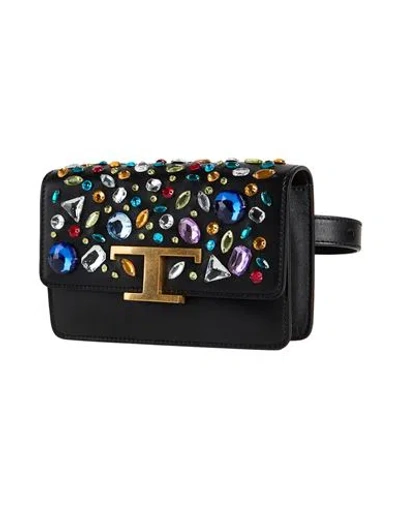 Tod's Woman Belt Bag Black Size - Calfskin