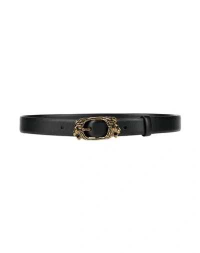 Tod's Woman Belt Black Size 30 Leather